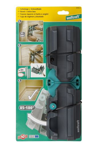 Стусло поворотне з кутоміром Wolfcraft 100х105х353 мм 6948000