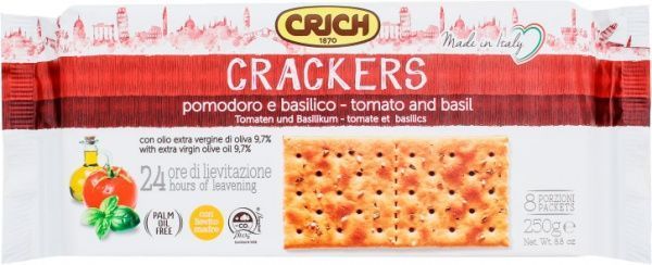 Крекер Crich з томатами та орегано 250г