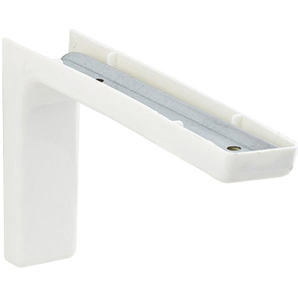 Кронштейн  DC К-01 металлический с пластиковой накладкой 180 мм белый 2 шт.