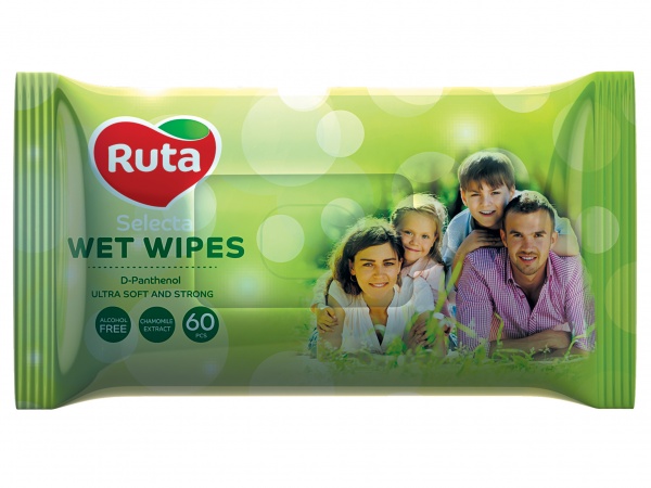 Влажные салфетки Ruta Selecta 60 шт.