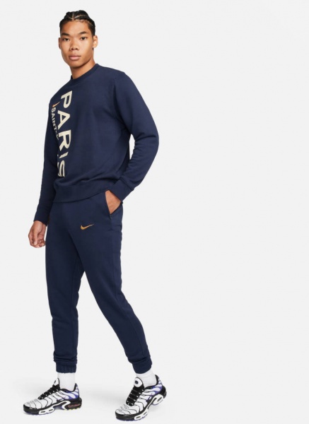 Брюки Nike PSG M NK GFA FLC PANT FT DV4753-498 р. S синий