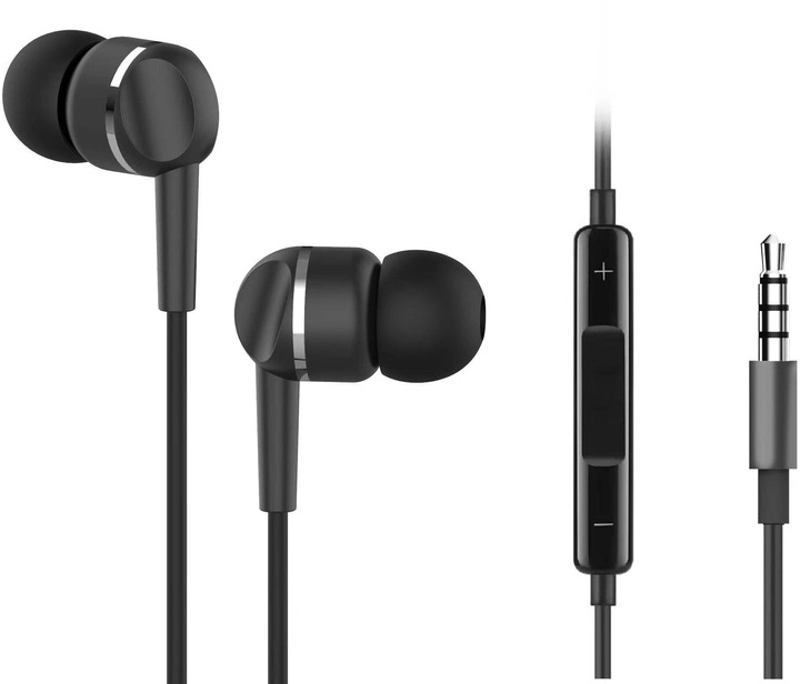 Навушники Ergo VM-701 3.5mm Earphones black (VM-701K)
