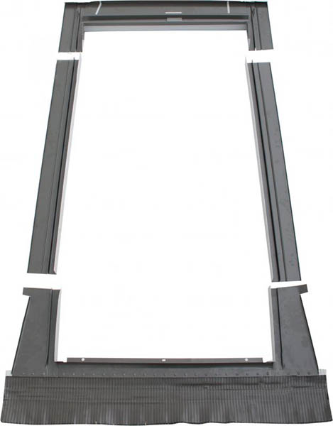 Окно мансардное с окладом, шторкой и XIT-L2 Optilight ProfiDecor 78x118