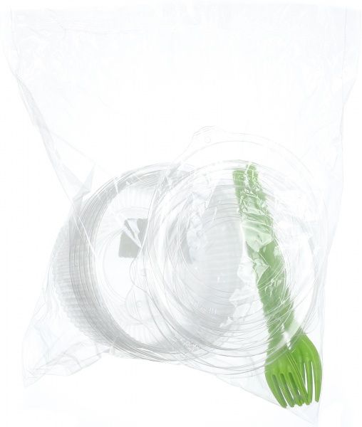 Набор контейнеров Інпак с крышками и вилками 500 мл на 5 персон