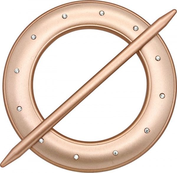 Декор Круг со стразами d150 мм сатин С002-7 MISLT