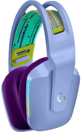 Навушники Logitech purple (981-000890) Lightspeed Wireless RGB Gaming Headset G733 