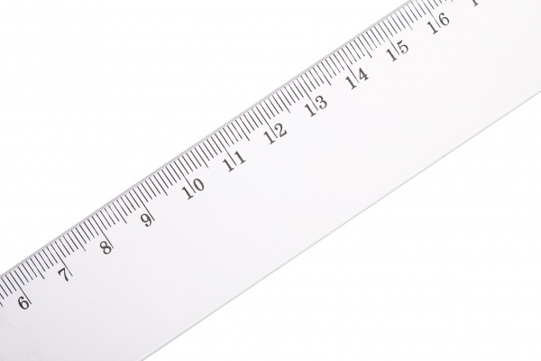 Линейка пластиковая 20 см прозрачная UP! (Underprice)