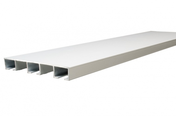 Карниз АЛЮТЕРРА БР-19\1 тройной 300 см белый 1 шт. 