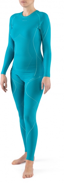 Комплект термобелья Viking UNDERWEAR LOTTA RECYCLED (LADY SET) 500/23/6764/70 р.S бирюзовый