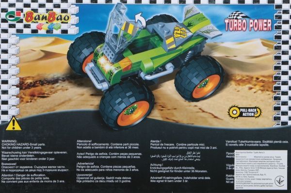 Конструктор BanBao Турбо Авто 3