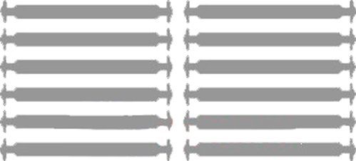 Шнурки силиконовые AntiLaces Classic SGR565 серый 