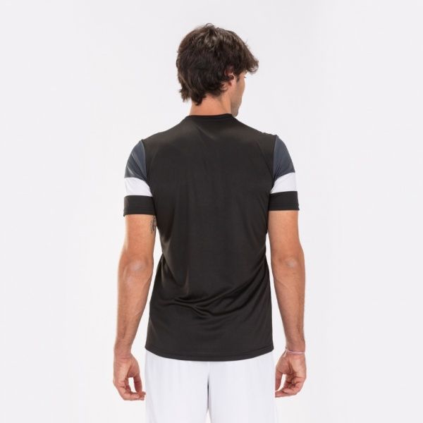 Футболка Joma CREW IV T-SHIRT BLACK-ANTHRACITE S/S 101534.110 L чорний