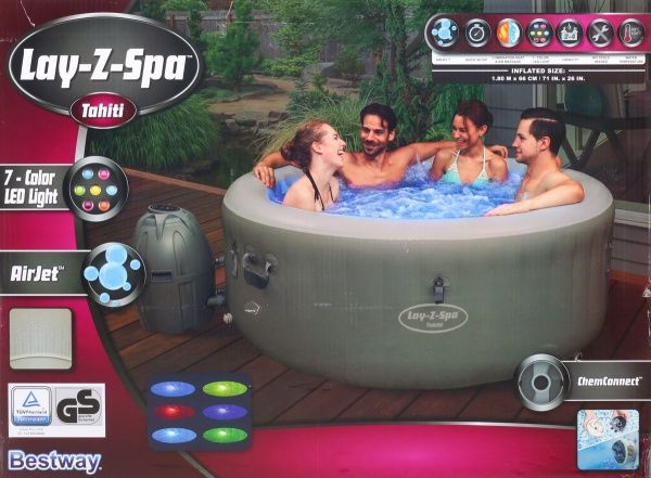 Спа-басейн Bestway Tahiti AirJet 180 x 66 см