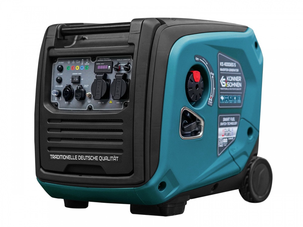 Генератор комбинированный Konner&Sohnen 3,5 кВт / 4 кВт KS 4000iEG S