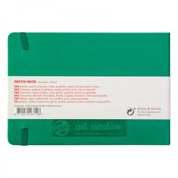 Блокнот для графики Rosa Talent Forest Green 21х14,8 см 9314335M 
