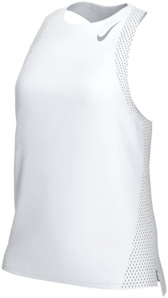 Майка Nike W NK DF RACE SINGLET DD5940-100 р.XL білий