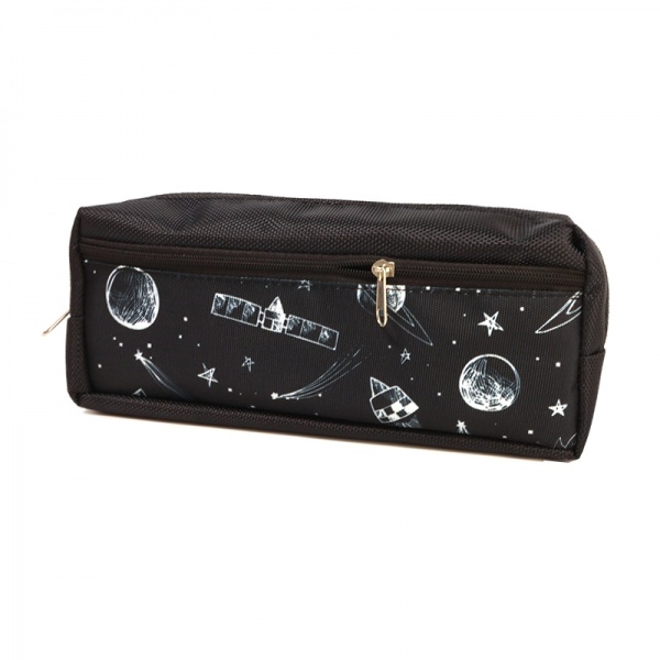 Пенал на блискавці Планети 52602773 Lider чорний із візерунком