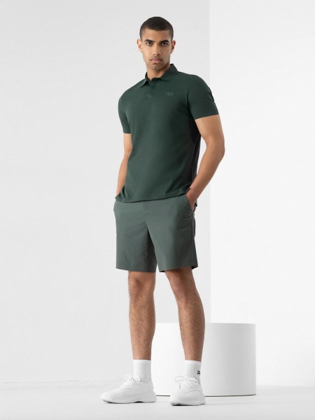 Поло 4F POLO SHIRT M008 RL9SS22TPTSM008-40S р.M зеленый