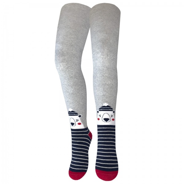 Колготки дитячі унісекс Легка хода 8231 р.98-104 сірий меланж 