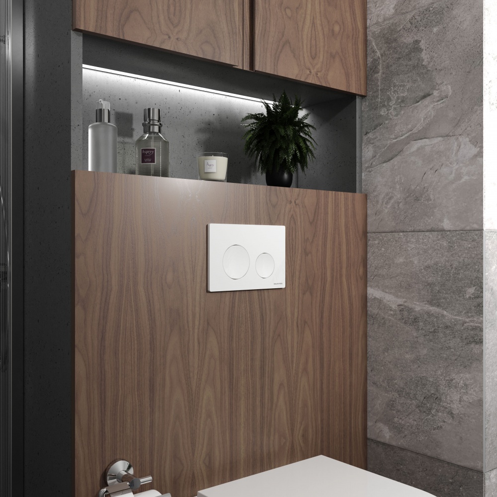 Клавиша смыва Koller Pool Round Pro New белый