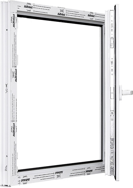 Вікно поворотно-відкидне ALMplast 60 800x800 мм праве