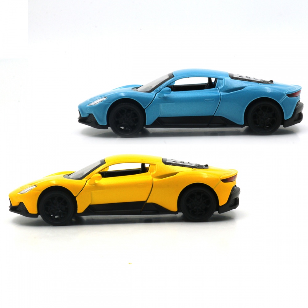 Автомодель TechnoDrive 1:41 Maserati MC20 yellow/blue 250950