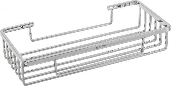 Полка для ванной Trento прямоугольная одинарная SS304 