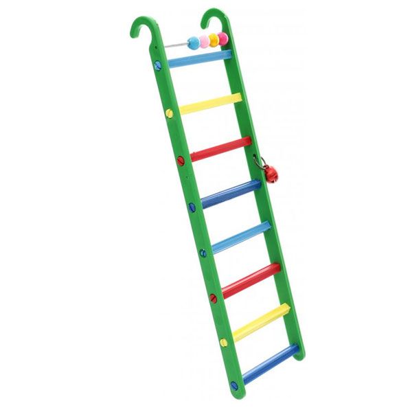 Драбина Природа для птахів з іграшкою 20х6 см