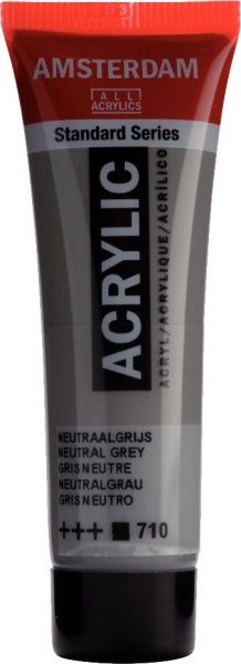 Фарба акрилова сірий нейтральний 710 20 мл Amsterdam Standart Royal Talens