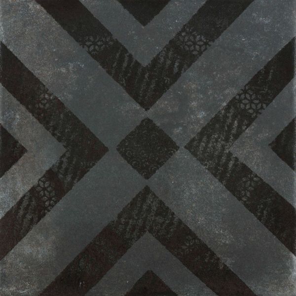 Плитка TAU Ceramica Terracina Black Decor 22,3x22,3 