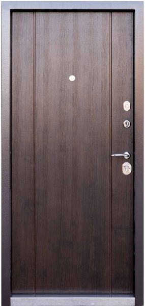 Дверь входная Abwehr АП1-386 096П (RAL8017+)(V)(ТО) Kale257/Kale252 коричневый 2050x960мм правая