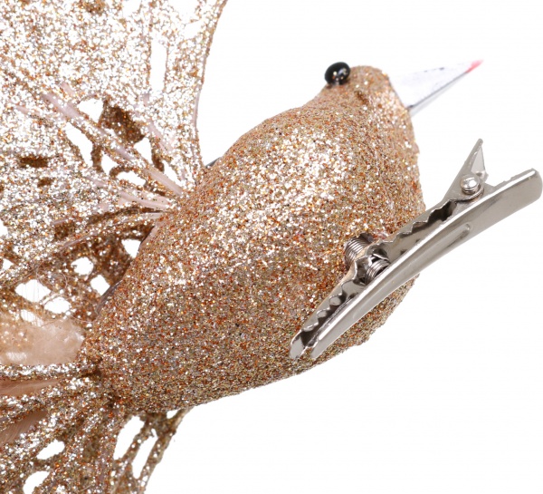 Декорация новогодняя Птичка 16 см EPI-EYJY14495 