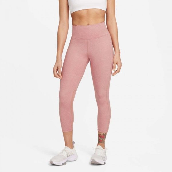 Лосини Nike W NK RUN DVN FAST CROP DA1250-685 р.L рожевий