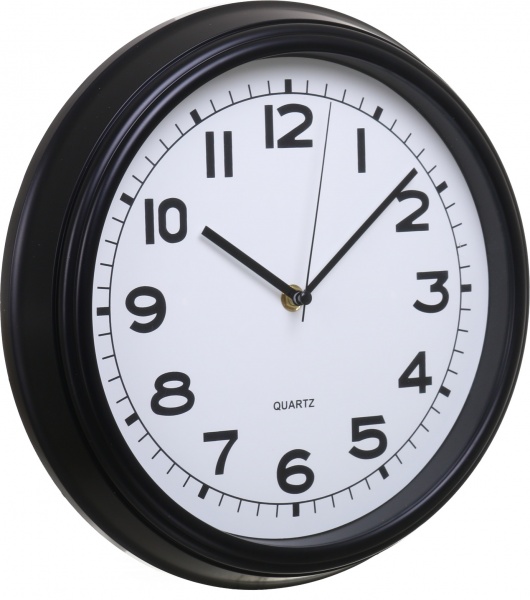 Часы настенные Liberty 30.3х30.3х5.5 см черный
