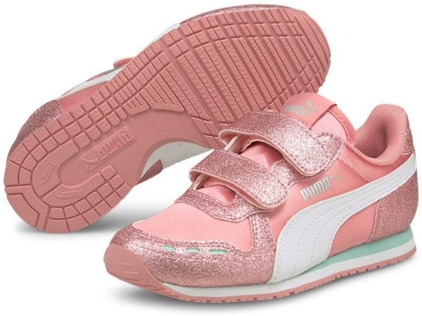 Кросівки Puma Cabana Racer Glitz V PS 37098509 р.UK 1,5 рожевий