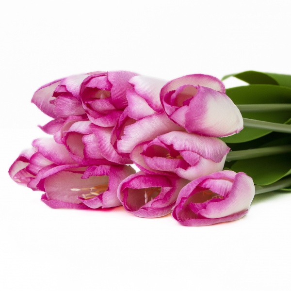 Букет искусственных тюльпанов 10 шт. розовый 8x8x36 см 190799