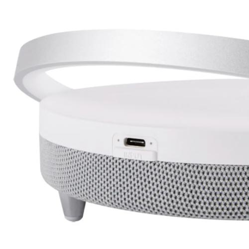 Настільна лампа декоративна STRÜHM Saturn Speaker 1x10 Вт білий