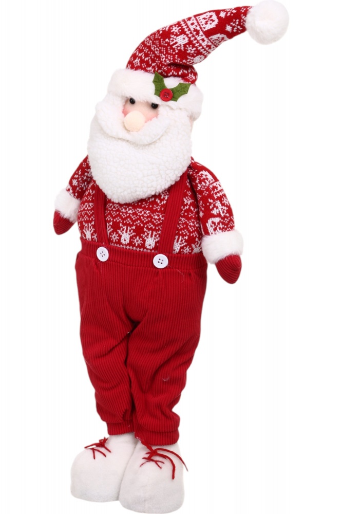 Декорація новорічна текстильна 20x61 см червоно-білий 2 асортименти AJD422307AB