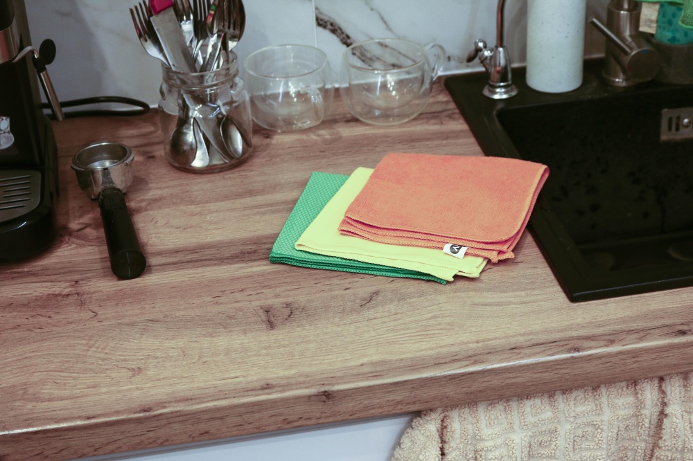 Салфетки из микрофибры OBERY универсальные 35 х 35 см 3 шт./уп.