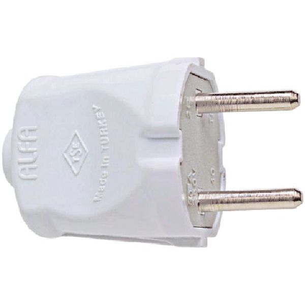 Вилка Alfa 10 А белая