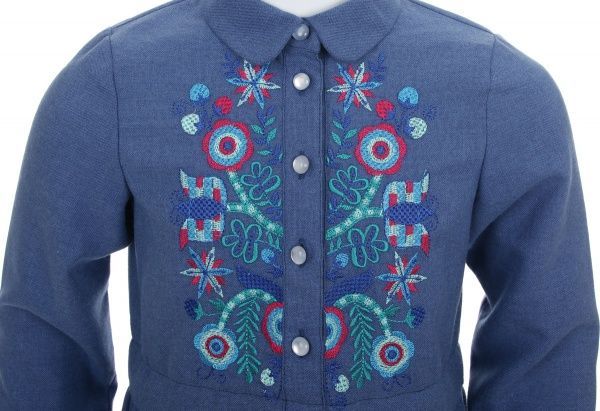 Платье Эдельвика 140 синий 108-19/00 