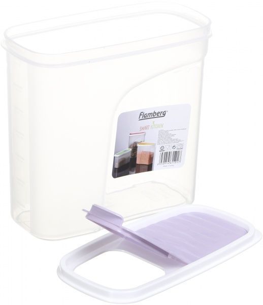 Контейнер с крышкой Sand 1,8 л фиолетовый G-287 Flamberg Smart Kitchen