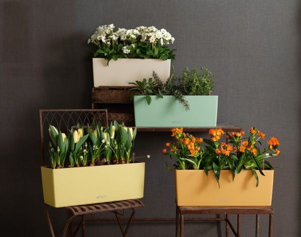 Кашпо Lechuza Balconera Color 50 прямоугольный 8л мятный 