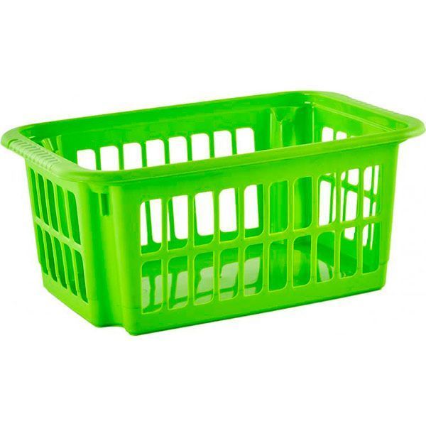 Кошик пластиковий Алеана 122059 18 л оливковий 199x310x470 мм