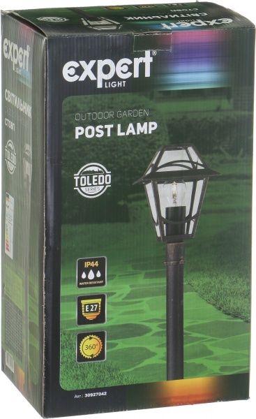 Фонарный столб Expert Toledo E27 60 Вт IP44 античная латунь ELNX-15426-PL 