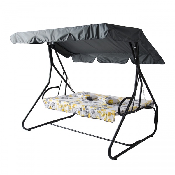 Качели с навесом Vitan Релакс Листья акварель 1710x2100x1470 мм 