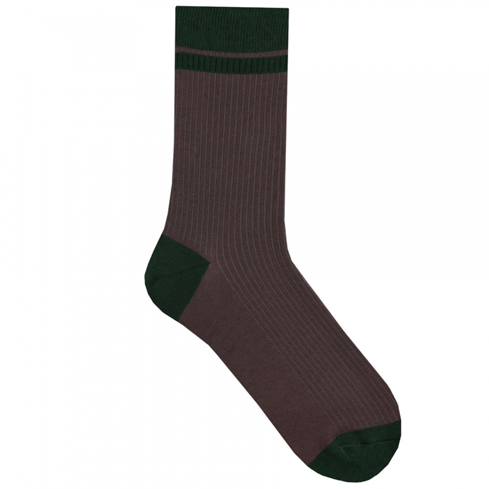 Шкарпетки чоловічі Premier Socks в рубчик р.29 мокко