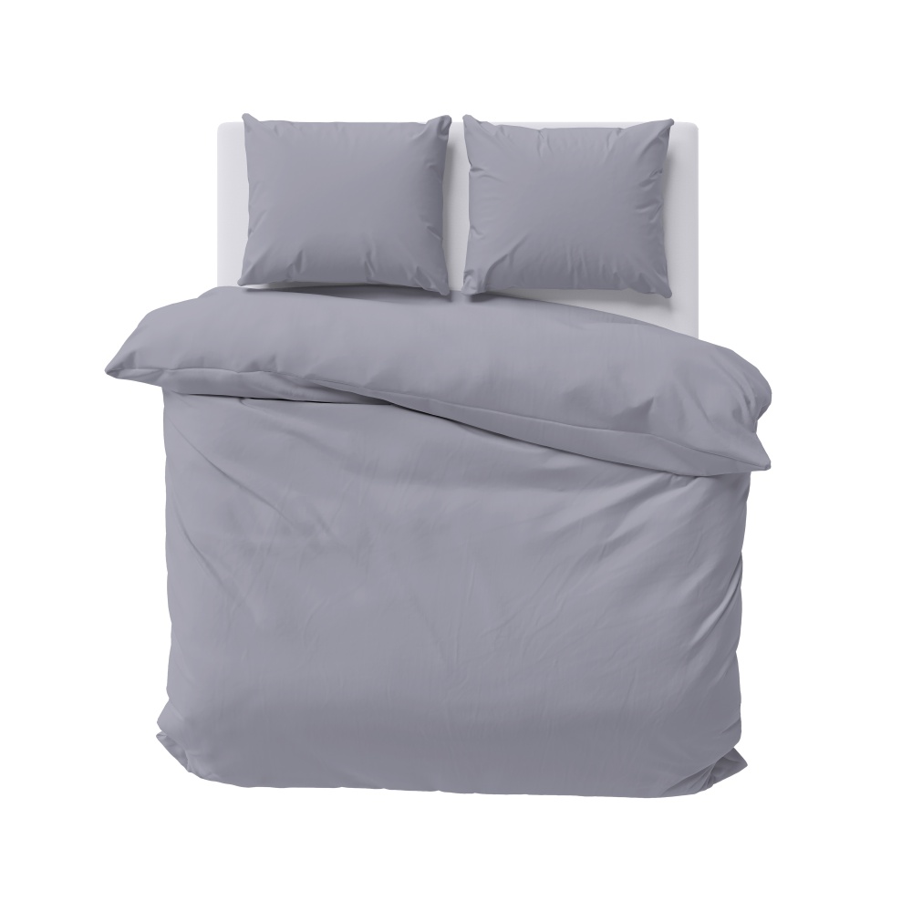 Комплект постельного белья Mono семейный серый Luna