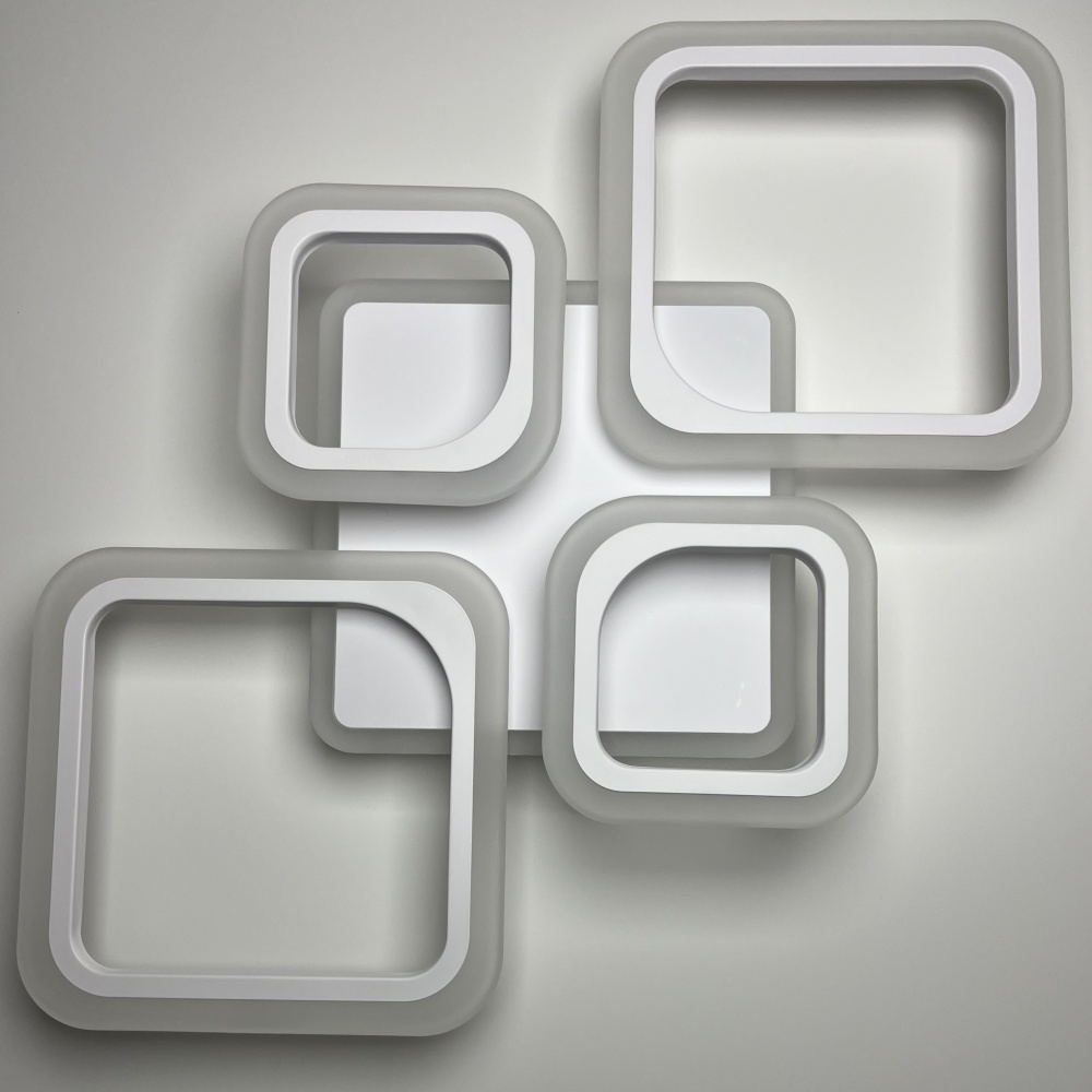 Люстра світлодіодна Luminaria 90 Вт LED-модуль білий OVAL RGB 90W 5S WHITE