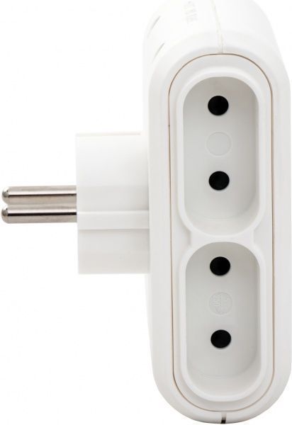 Разветвитель Legrand 16 А 230 В без заземления белый 50650 